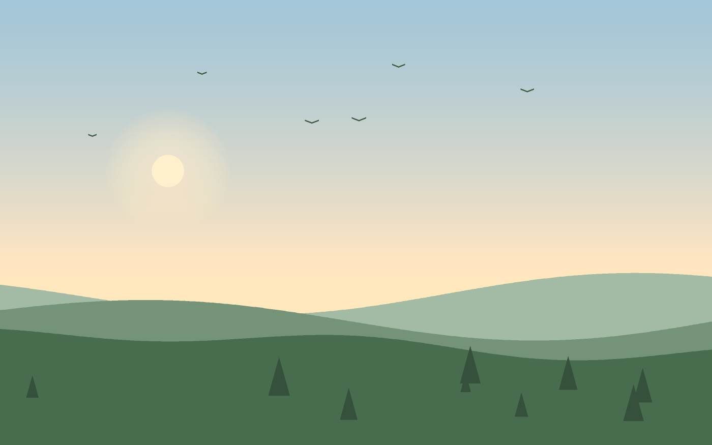Landschaftsillustration