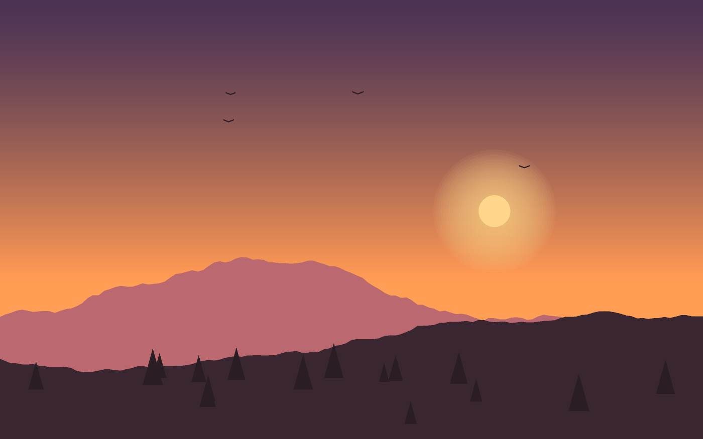Landschaftsillustration