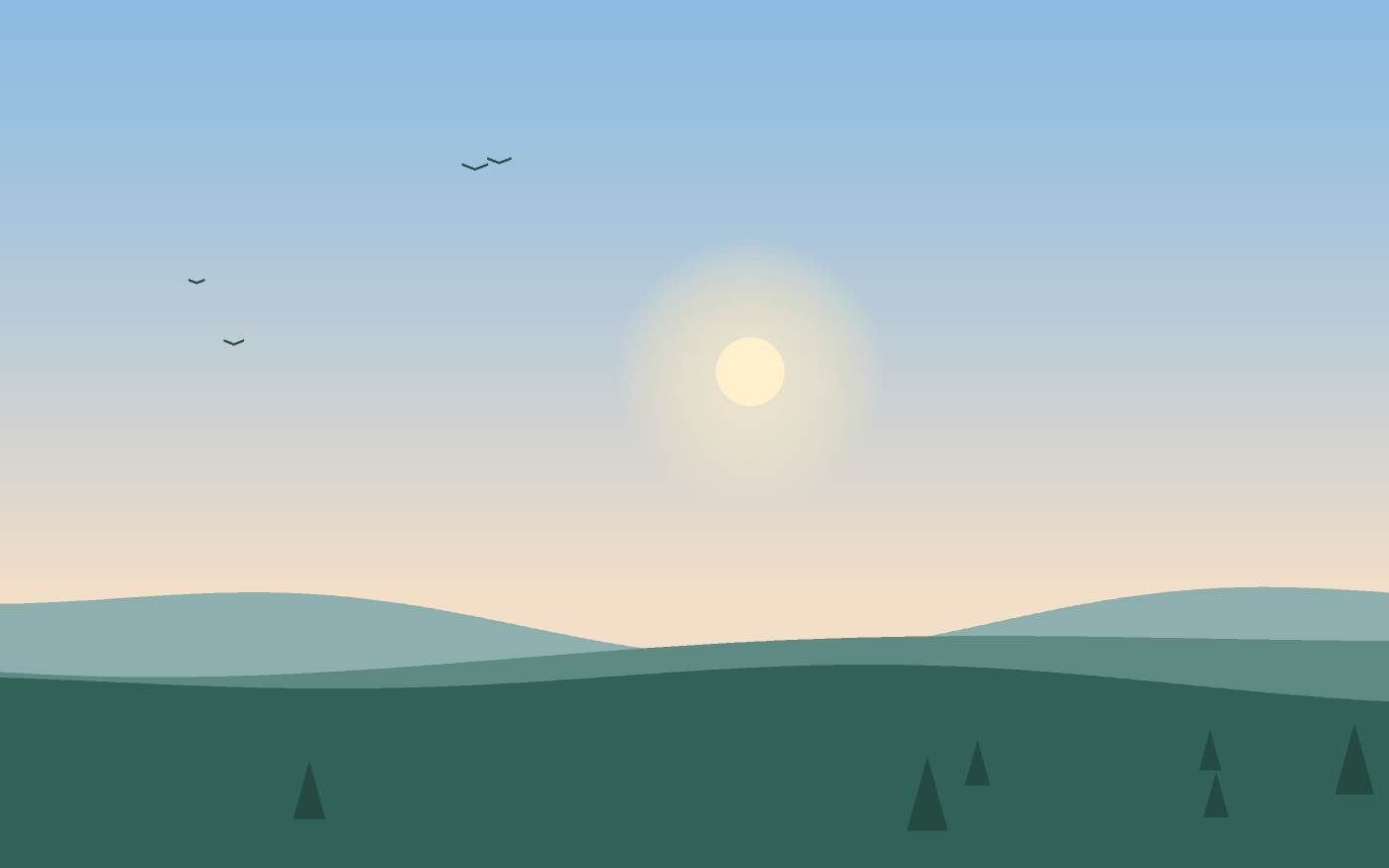 Landschapsillustratie