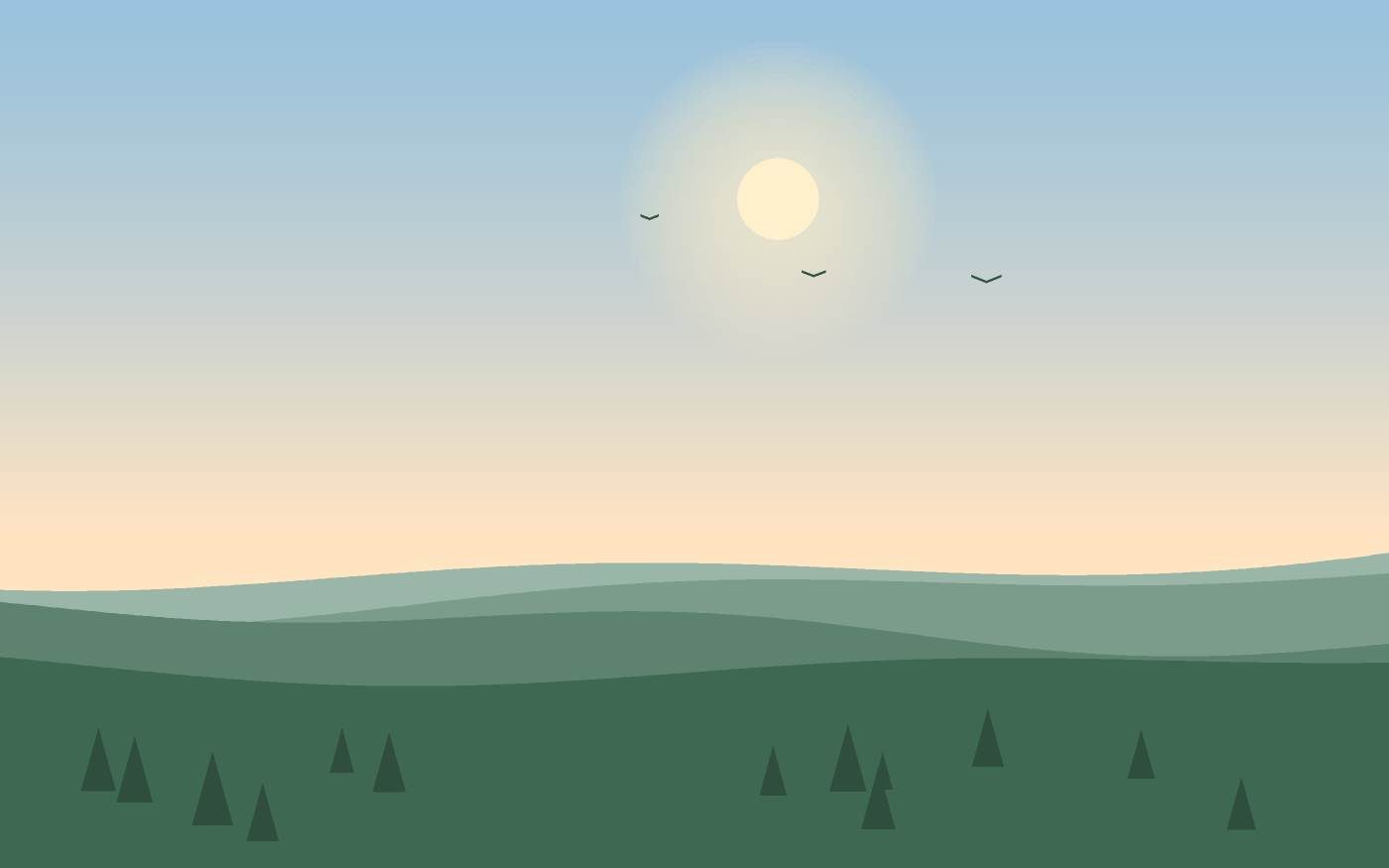 Landschaftsillustration