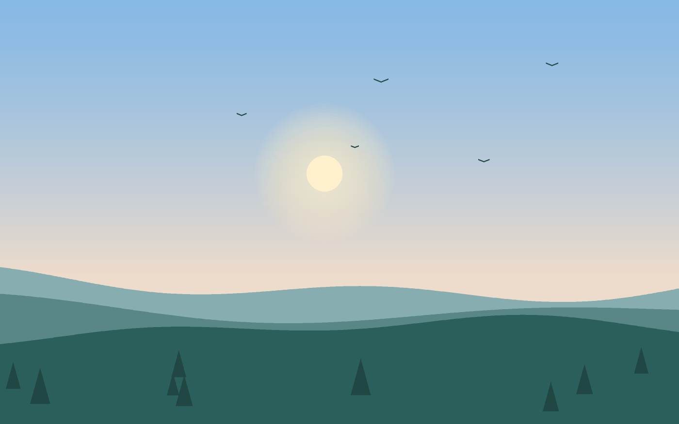 Ilustrace krajiny