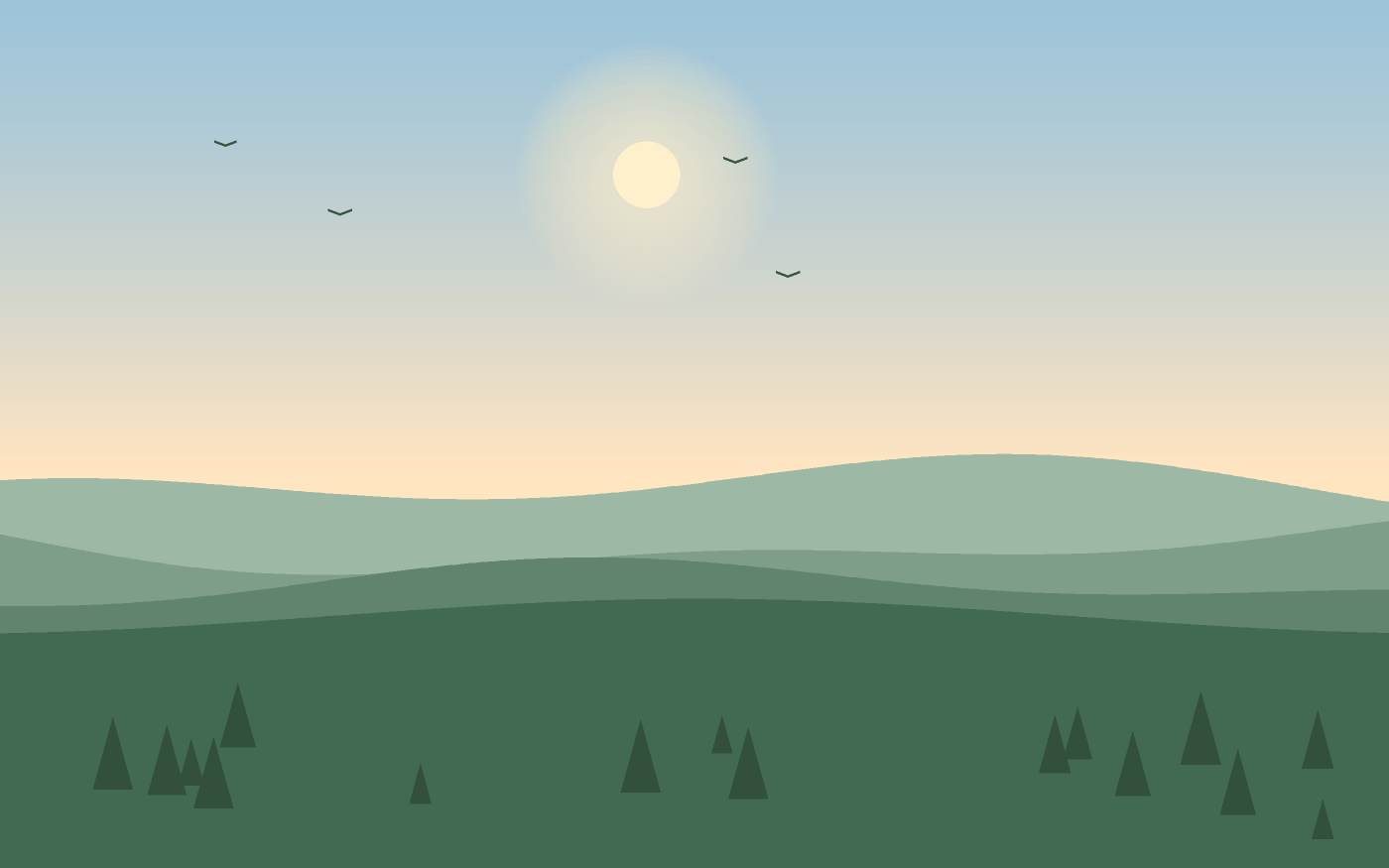 Ilustrace krajiny