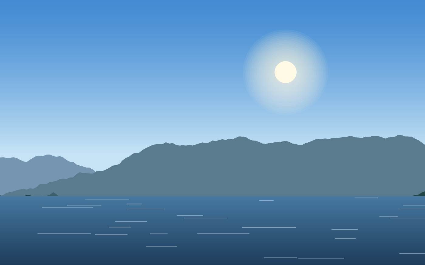 Landschaftsillustration