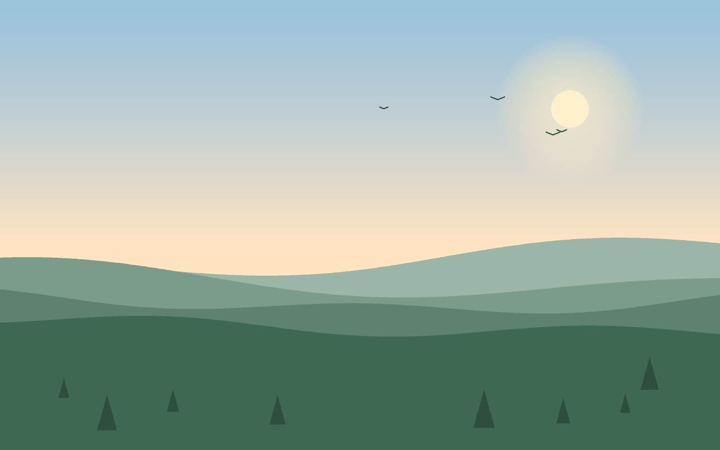 Landschaftsillustration