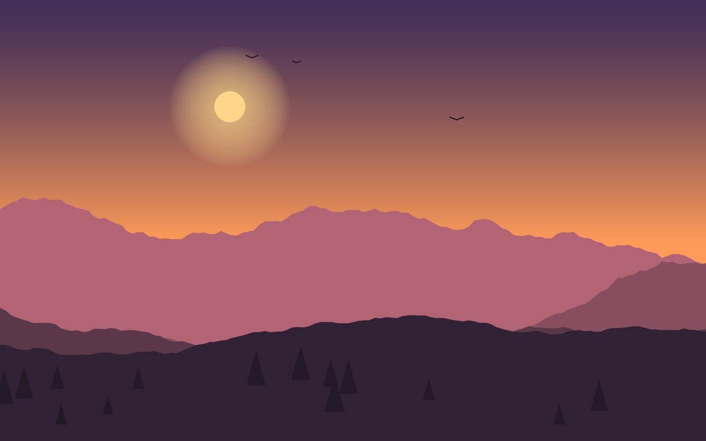 Landskabsillustration