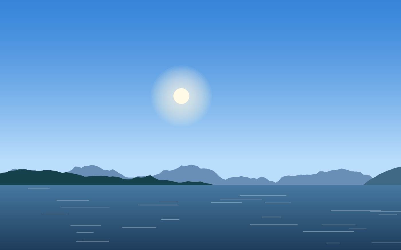 Ilustración de un paisaje