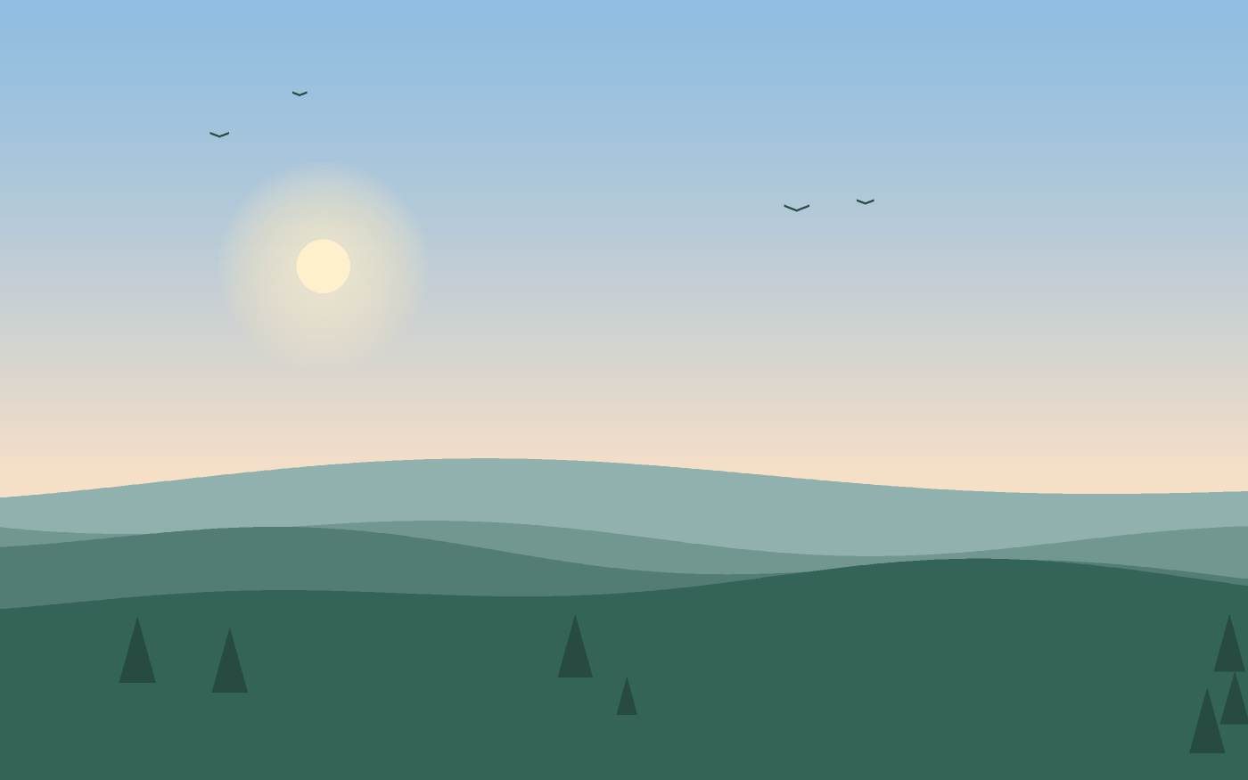 Ilustración de un paisaje