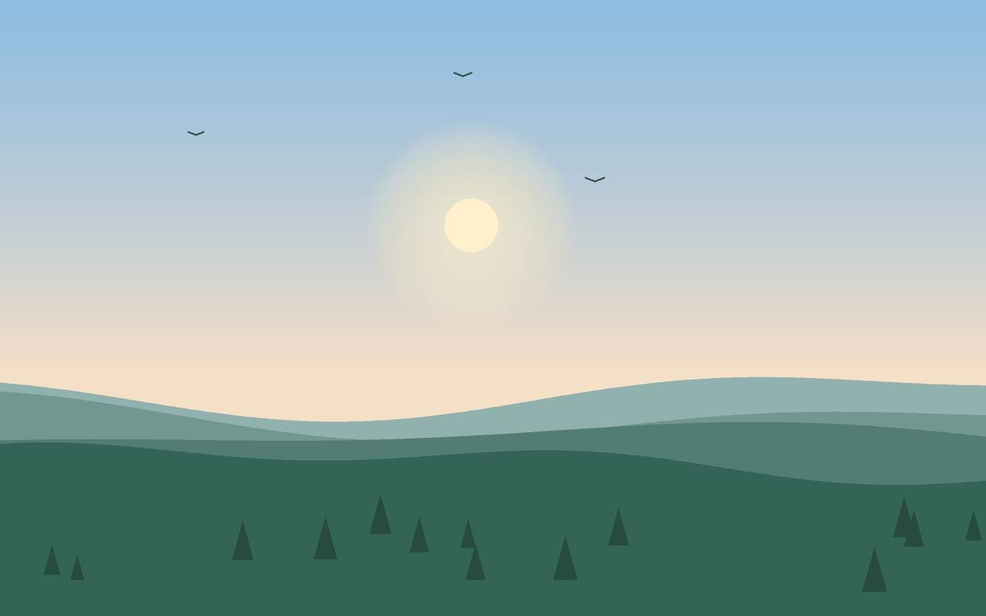 Ilustración de un paisaje