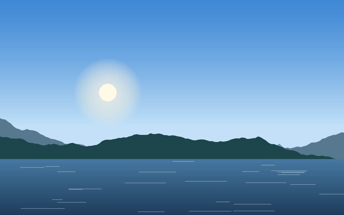 Illustrazione di un paesaggio