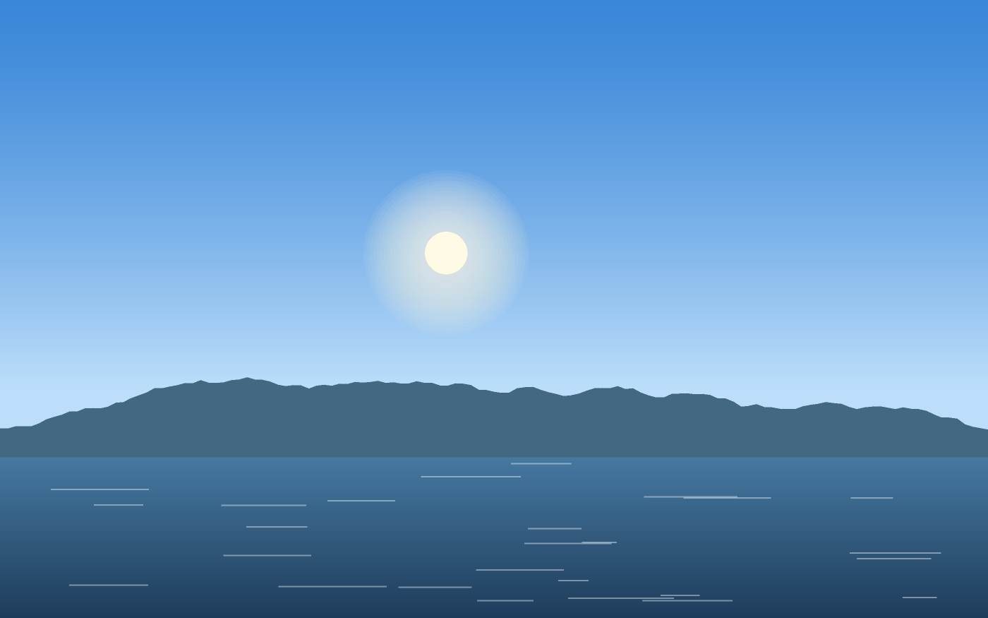 Illustrazione di un paesaggio