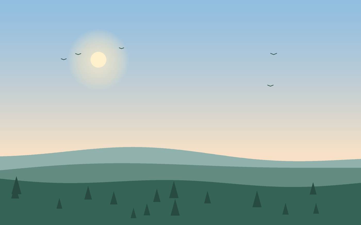 Landschapsillustratie