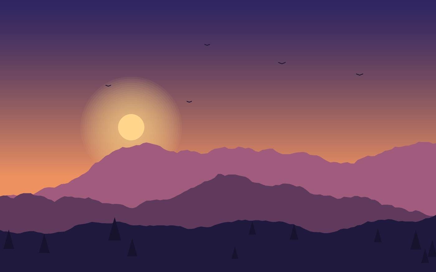 Ilustracja krajobrazu