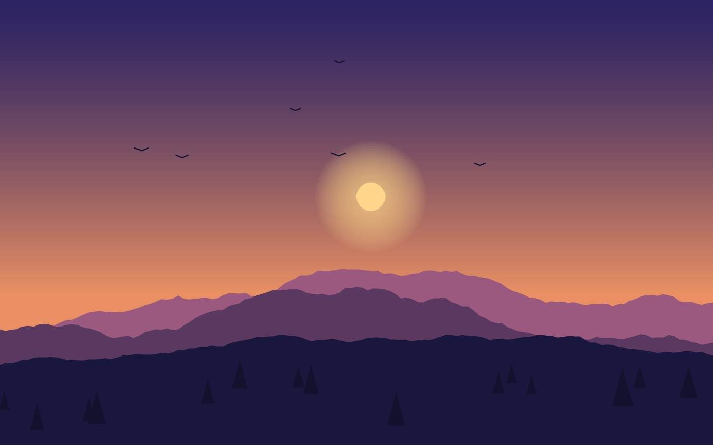 Ilustracja krajobrazu