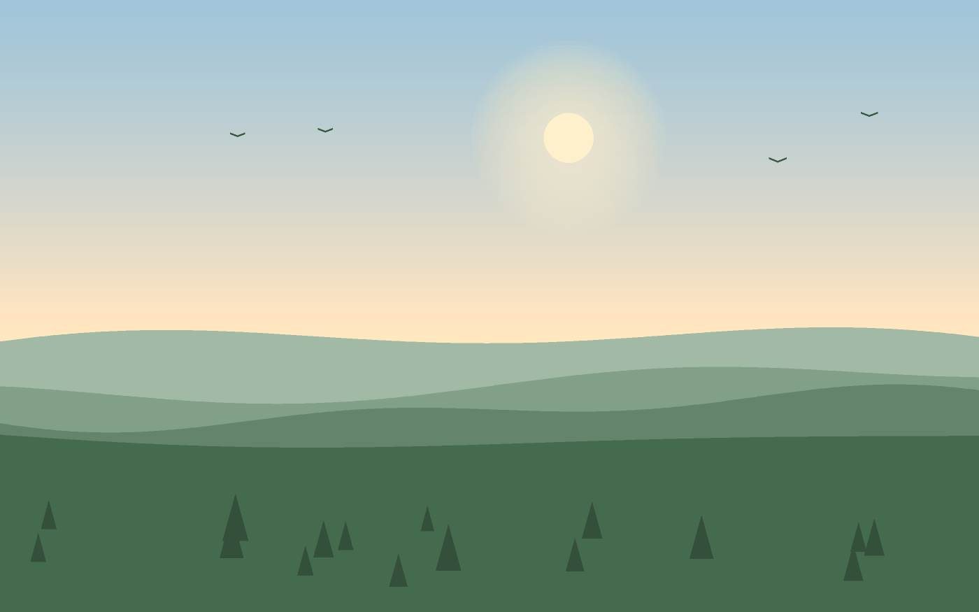 Landskapsillustration